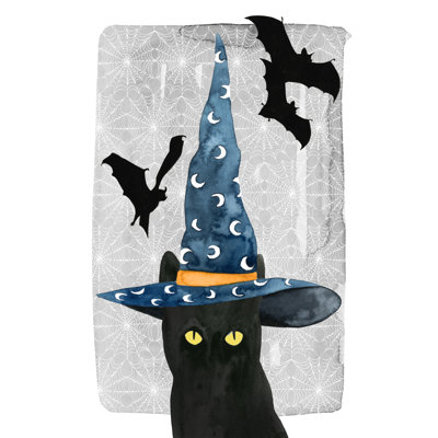" Black Cat II " by Grace Popp Painting Print