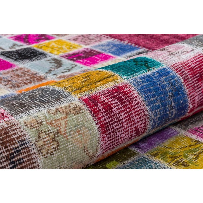 Tapis multicolore bourgogne Modern