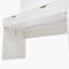 Meuble-lavabo polyvalent avec miroir et station de charge, coiffeuse avec 8 compartiments de rangement cachés, bureau d'ordinateur à 3 tiroirs, 2 armoires et tablettes ouvertes, bureau personnel, blanc