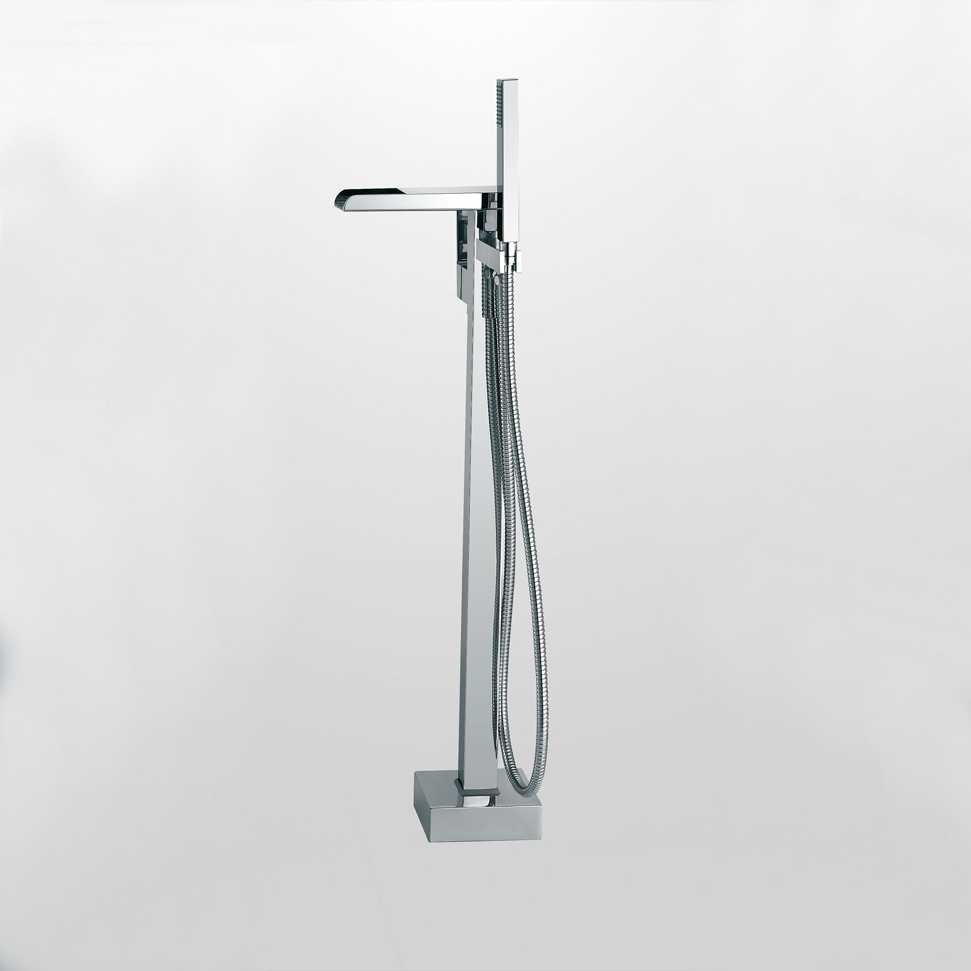 NEW Athena Floor-Mounted Tub Faucet top By Ove Decors In CHROME