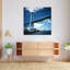 Bridge across a river Ambassador Bridge Detroit River Detroit Wayne County Michigan USA 1 Piece Wrapped Canvas Wall Art-1909488027
