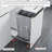 Dowell 15" Single Pullout Kitchen Trash Can with Soft-close Slides - Aluminum-98278211