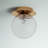 Chandre Glass Flush Mount