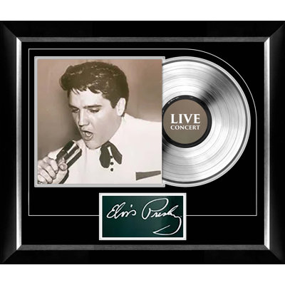 Housse de concert Elvis Presley avec vinyle argenté