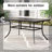Alyah 6-Person Patio Dining Set with Rectangular Table-60756115