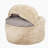 Convertible Memory Foam Bean Bag Chair, 2-in-1 Sofa Chair, Beige