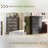 Farmhouse 5 Drawers Dresser Chests For Bedroom, 46" Tall Wood Rustic Chest Of Drawers With Wide Metal Handle-1004657104