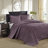 Comfortable Cotton Bedding Sets, Reversible Purple King For Home