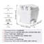 Système de pompe de vidange de lavabo utilitaire avec système de pompe de vidange de buanderie 1/3 HP 1500 GPH 18Ft