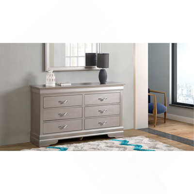 Commode Lorana G6500-D, champagne argenté