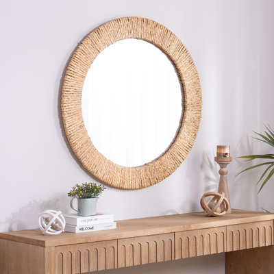 Straw Ropes Wall Mirror