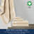 Delara Organic Cotton Plush Towel Set of 20, GOTS & OEKO-TEX Certified, 650 GSM, Soft, Quick-Dry, Absorbent, Hotel Quality-234081083