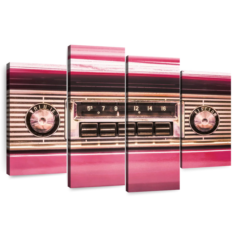 Abarca Retro Car Radio, 54"H x 84"W