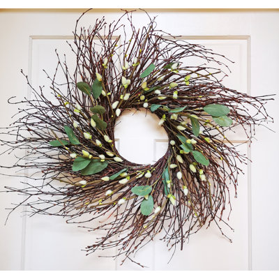 Mousse 25 po/couronne de soie