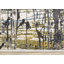 Tapis abstrait jaune et bleu Hoquiam-979389873