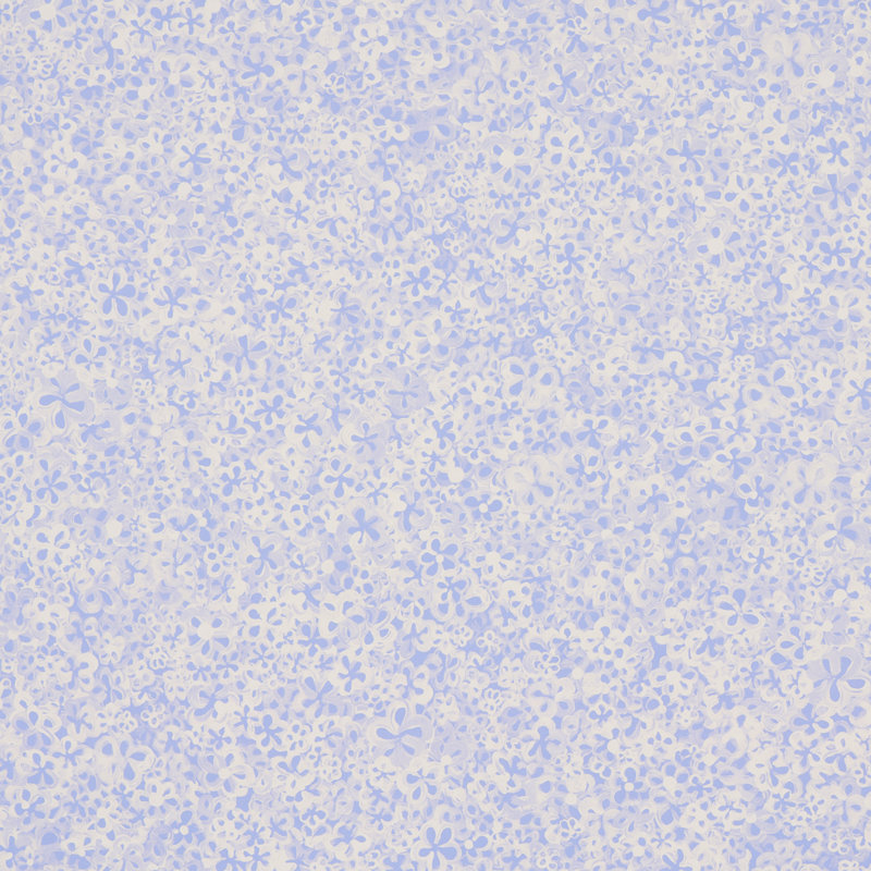Papier peint Schumacher x Backdrop Superbloom, Bleuet