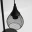 Lampe de fantaisie en métal Saryia