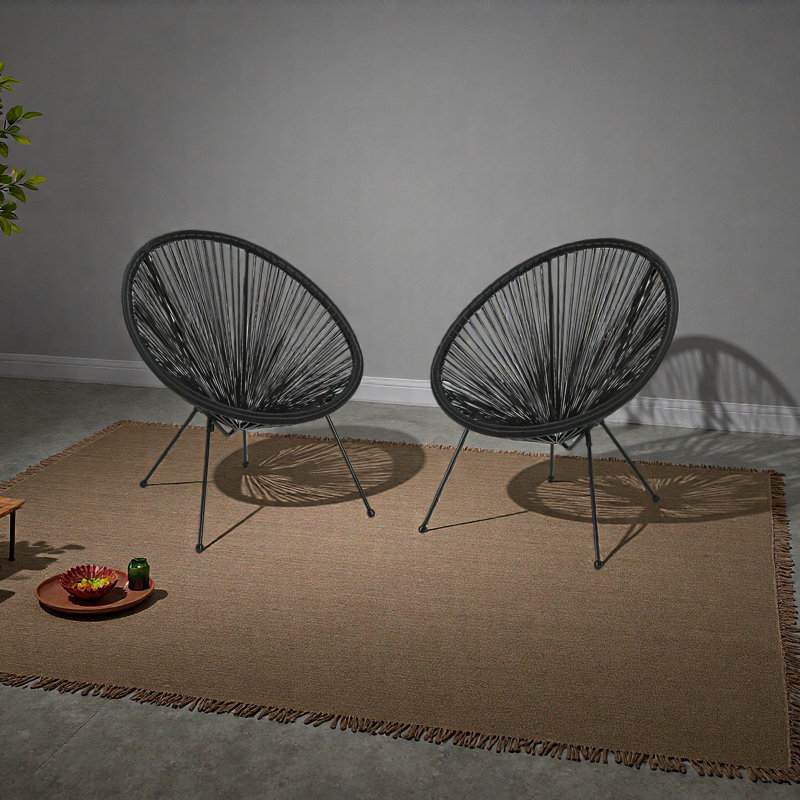 Chaise (ensemble de 2), Noir