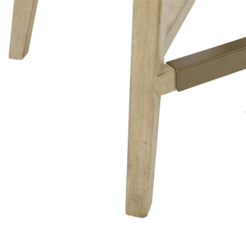 Tabouret de comptoir pivotant, Crème, crème