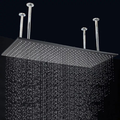 16"x32" Large Shower Head High Pressure Rainfall/Waterfall Ceiling Top Spraying
