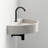 Trueform Concrete Kurve 17'' Concrete U-Shaped Bathroom Sink-97891815-59848614-59848615