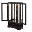 Vitrine lumineuse en verre avec tablettes réglables-122642801