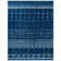 Tapis bleu marine à motif géométrique Cobos