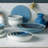 Denby Studio Blue Flint Large Ridged Bowl