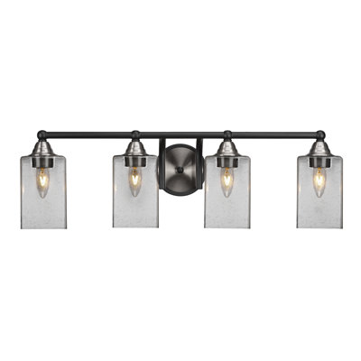 Barre d'éclairage de salle de bain 4 lumières Michell