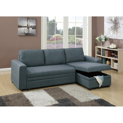 Canapé-lit modulaire réversible avec méridienne convertible Modern