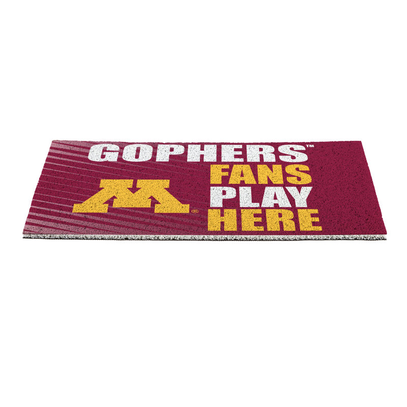 Tapis en PVC de l'Université du Minnesota, 28 po x 16 po