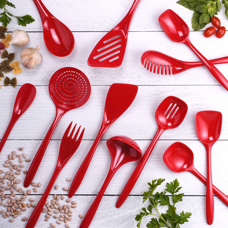 Hutzler Utensil Set, Red