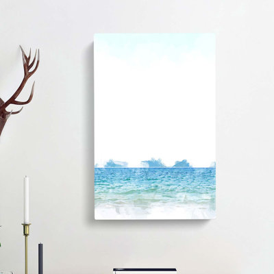 Sea To The Sky In Abstract - Wrapped Canvas