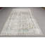 Tapis Oushak vintage rétro vert pour la chambre à coucher avec motif anatolien en laine