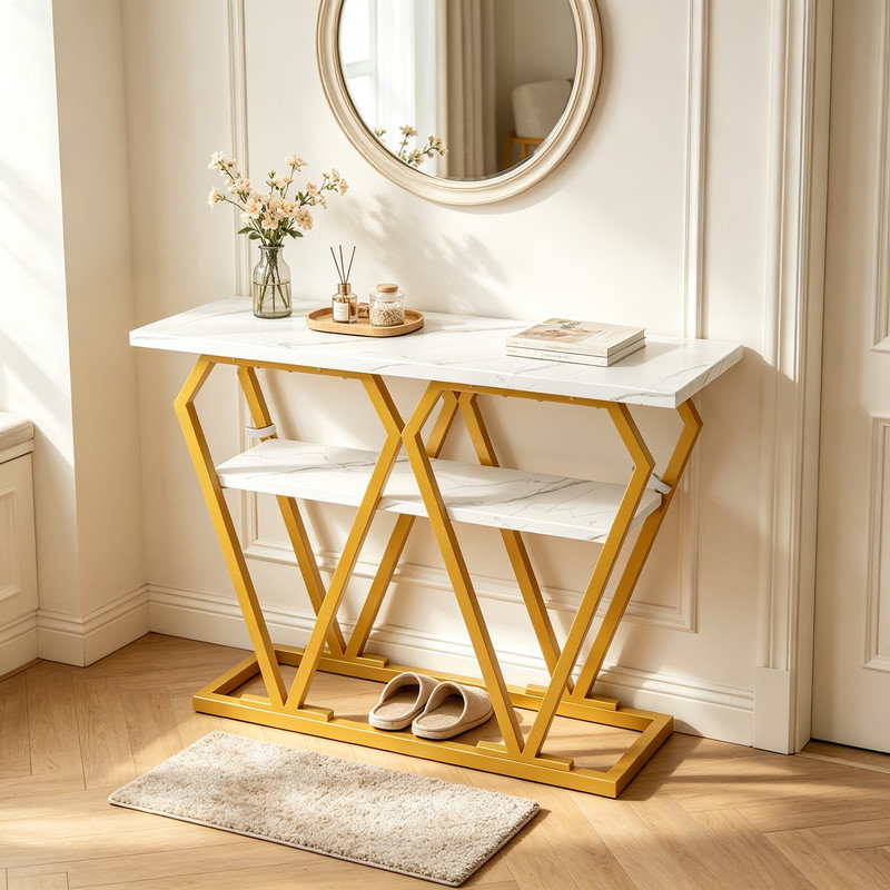 120.01 cm W Console Table