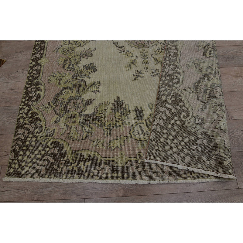 Tapis moderne, grands tapis de 5,6 x 9,2 pi, tapis de luxe, tapis en laine beige, tapis turcs, tapis rétro