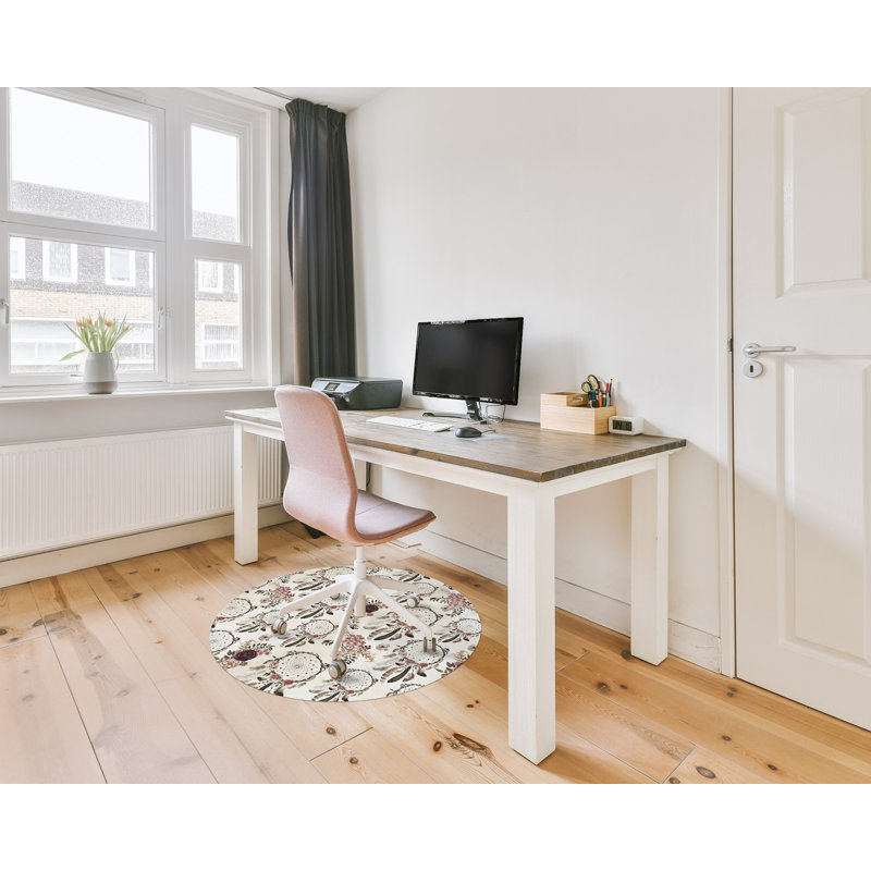 Sambour Hard Floor Straight Round Chair Mat