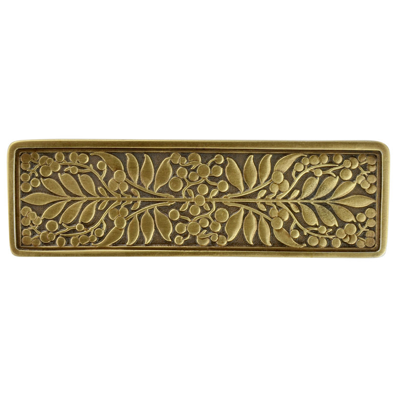English Garden Bar / Handle Pull, Antique Brass