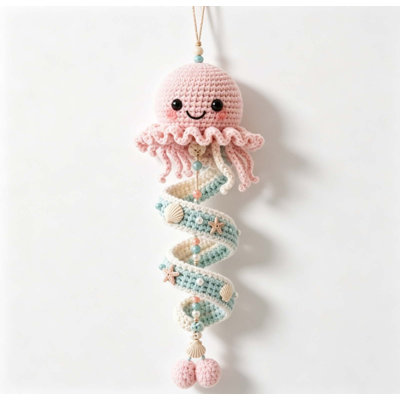 Polyester bows Crochet Ornament DIY Kit