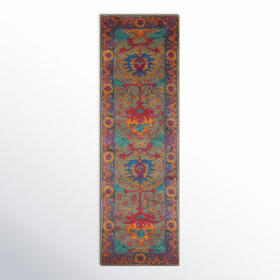 Earna Wool Floral Indoor Rug