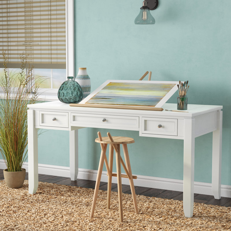 Annmarie Modular Solid Wood Writing Desk
