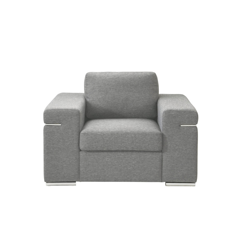 Fauteuil Gianna, Tissu gris pâle