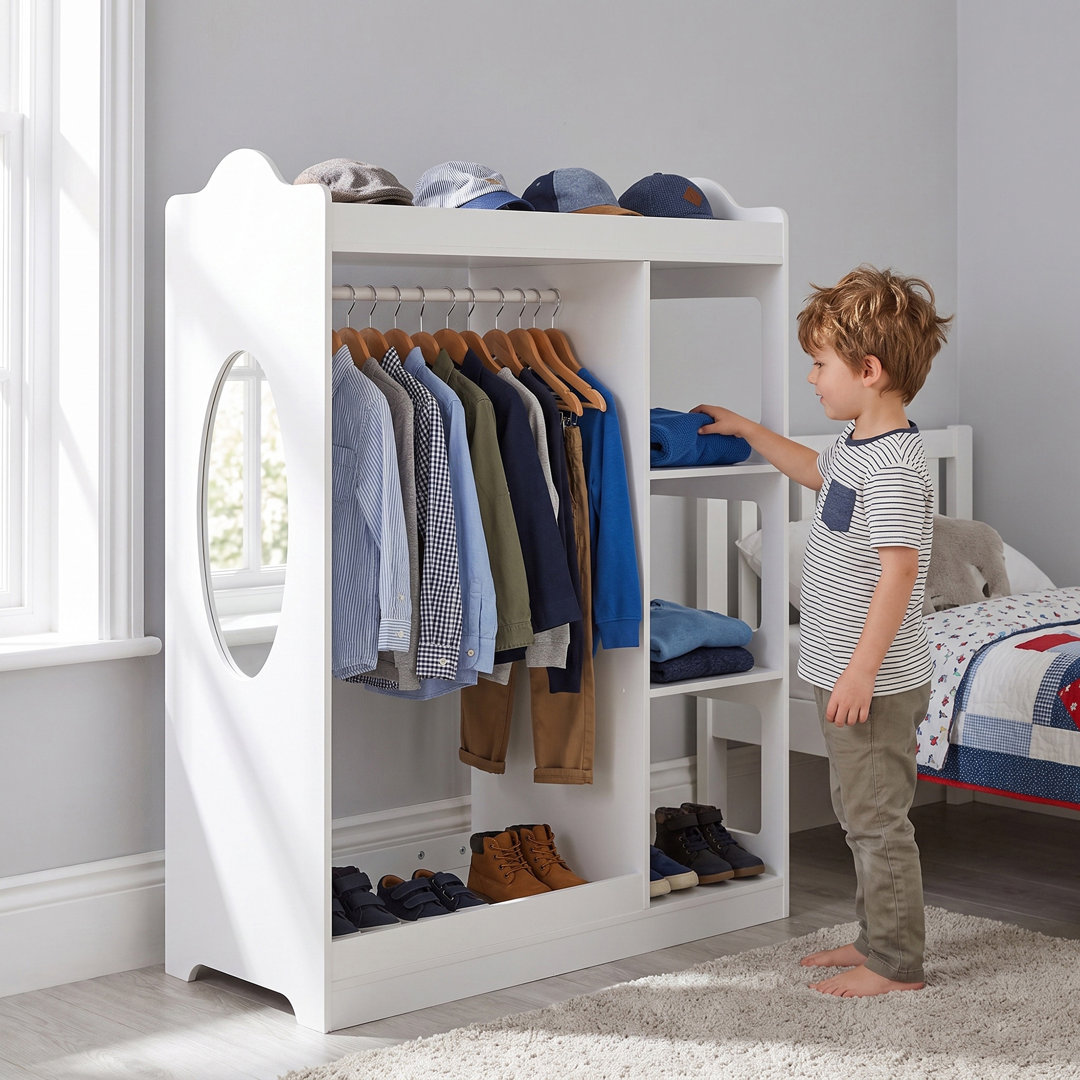 Kids Dressing Rail with Mirror