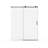 Space-Saving Frameless Sliding Door Tempered Glass Modern Bathroom Solution
