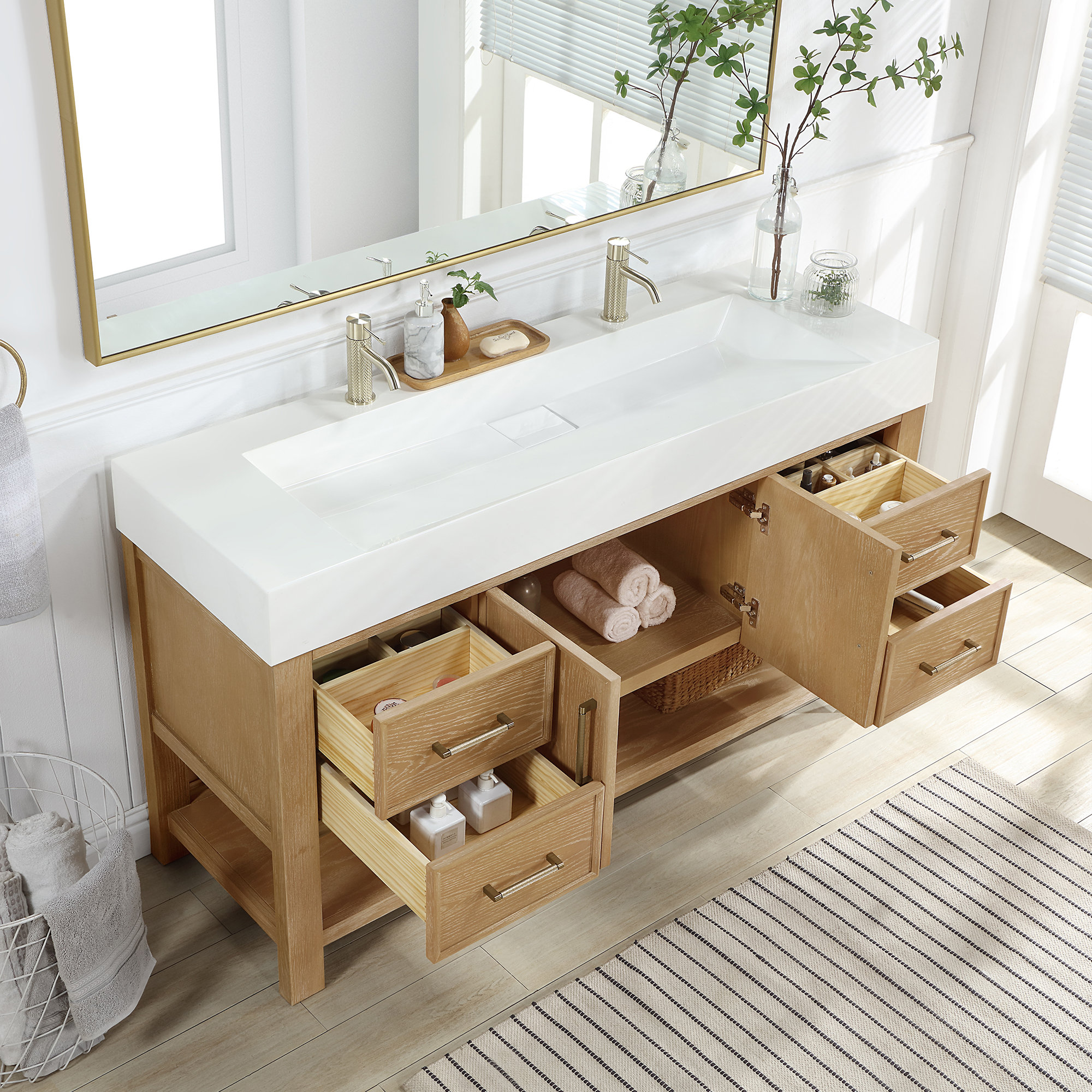 Maho 60'' Single Bathroom Vanity