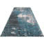 Abstract Area Rug in Turquoise/Gray/Ivory-90304538