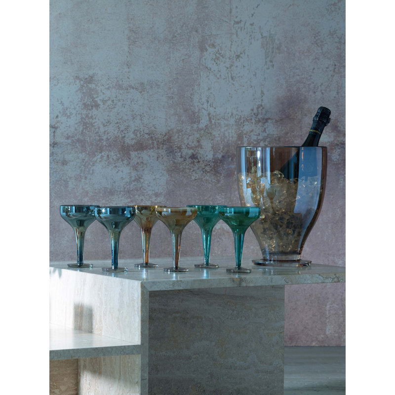 Epoque Handmade Goblet, Amber