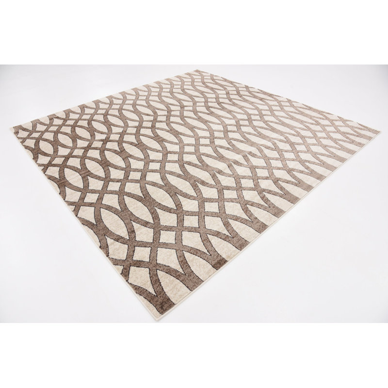 Emigdio Abstract Indoor Rug, Square 8'