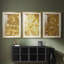 Turmeric Sunrise I - reproduction sur mesure encadrée de qualité supérieure - 3 pièces-281457002-281457003