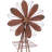 Amrhein Rustic Windmill Steel Garden Statue